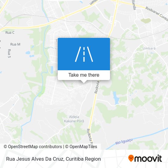 Rua Jesus Alves Da Cruz map