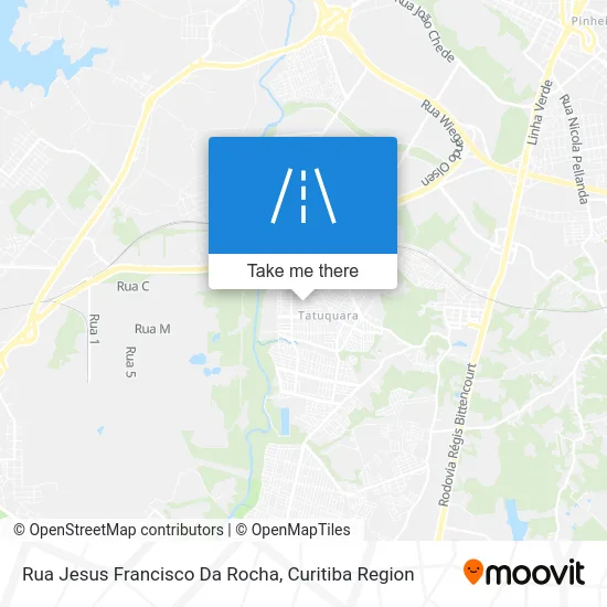 Rua Jesus Francisco Da Rocha map
