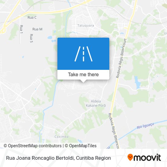 Rua Joana Roncaglio Bertoldi map