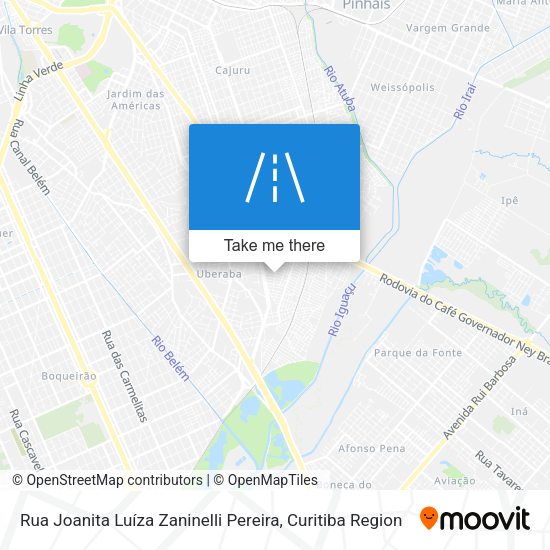 Rua Joanita Luíza Zaninelli Pereira map
