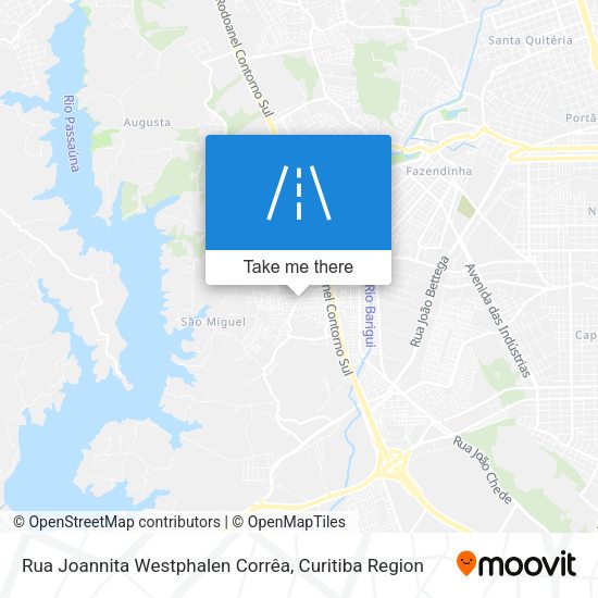Rua Joannita Westphalen Corrêa map