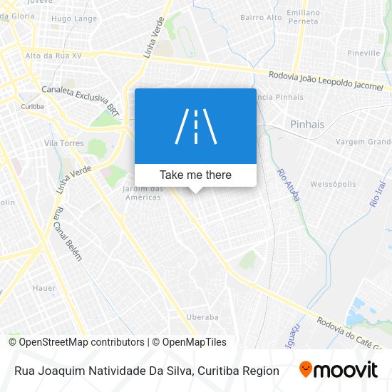 Rua Joaquim Natividade Da Silva map