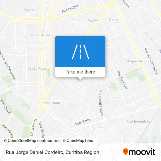 Rua Jorge Daniel Cordeiro map