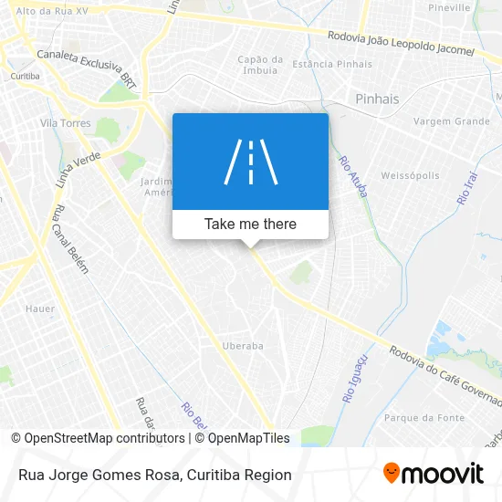 Rua Jorge Gomes Rosa map