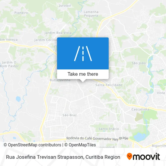 Rua Josefina Trevisan Strapasson map