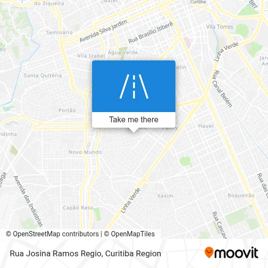 Rua Josina Ramos Regio map