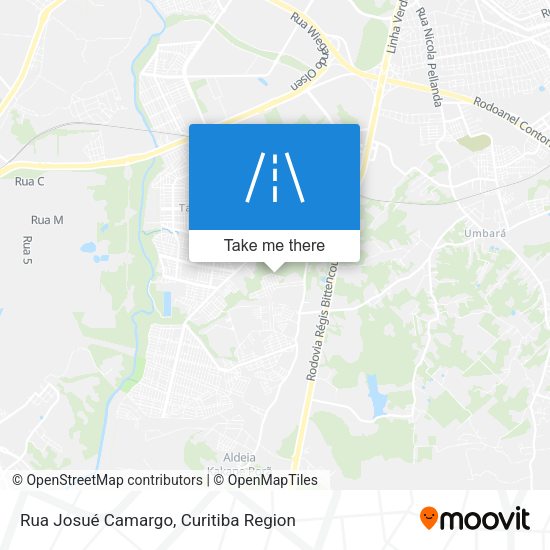 Rua Josué Camargo map