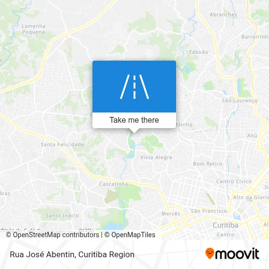 Rua José Abentin map