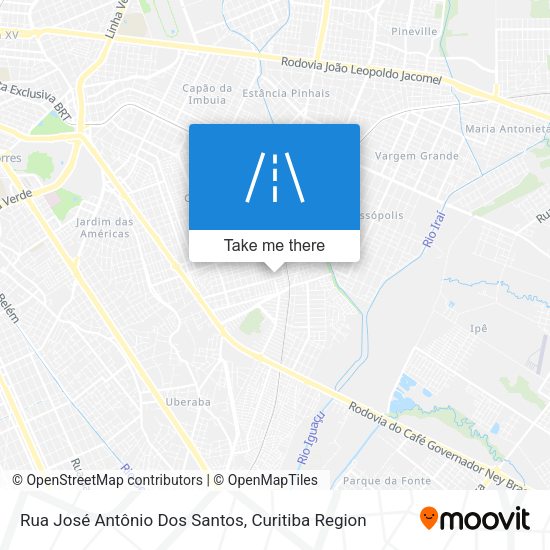 Rua José Antônio Dos Santos map