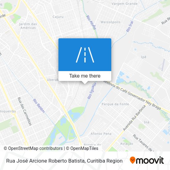 Rua José Arcione Roberto Batista map