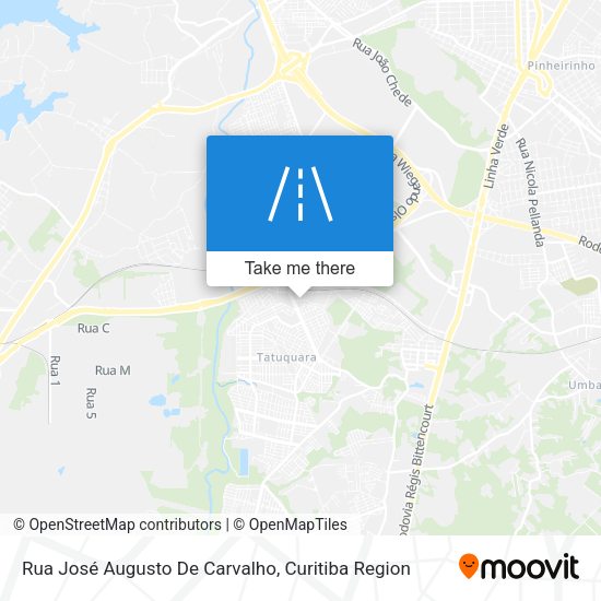 Rua José Augusto De Carvalho map