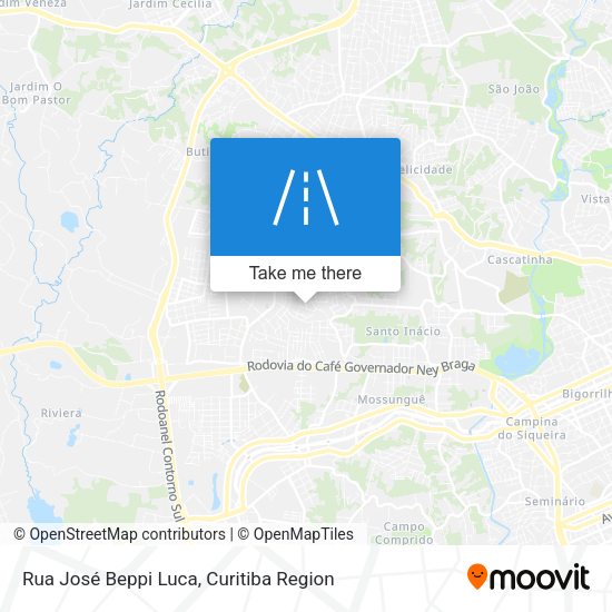 Rua José Beppi Luca map