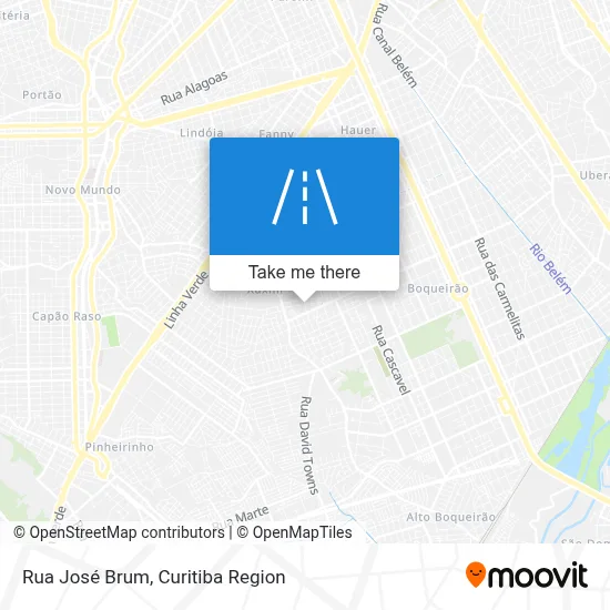 Rua José Brum map