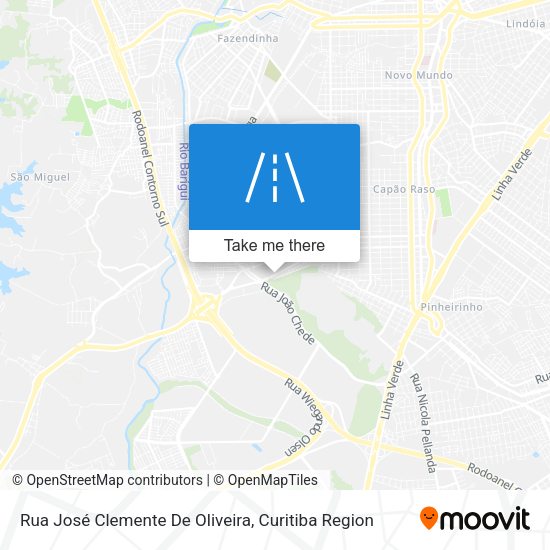 Rua José Clemente De Oliveira map