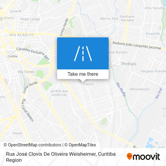 Rua José Clovis De Oliveira Weisheimer map