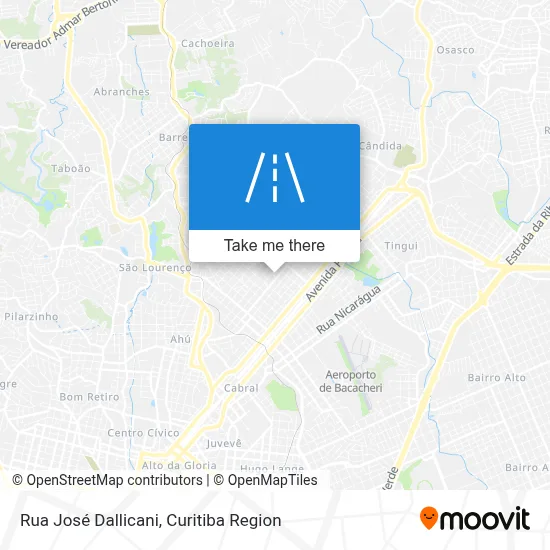 Rua José Dallicani map
