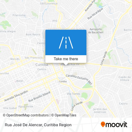 Rua José De Alencar map