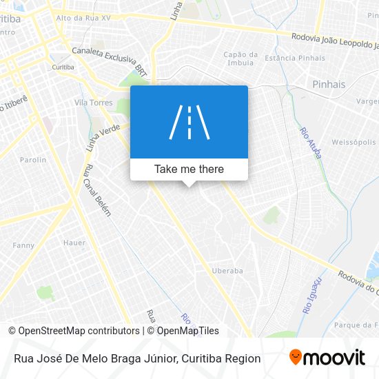 Rua José De Melo Braga Júnior map