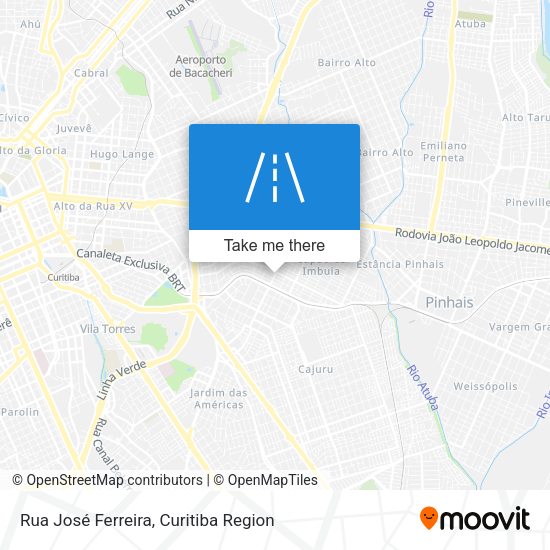 Rua José Ferreira map
