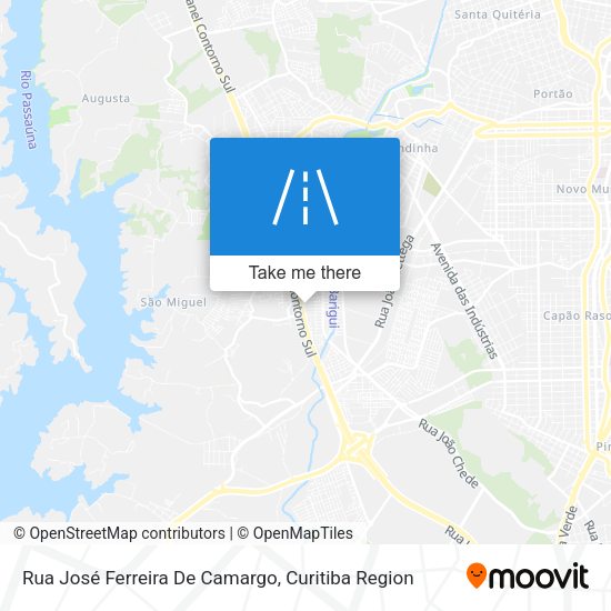 Rua José Ferreira De Camargo map