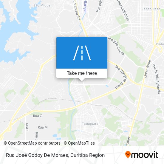 Rua José Godoy De Moraes map