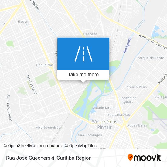 Rua José Guecherski map