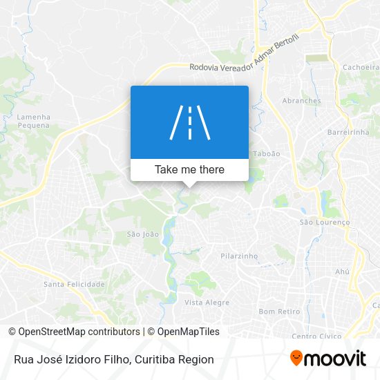 Rua José Izidoro Filho map