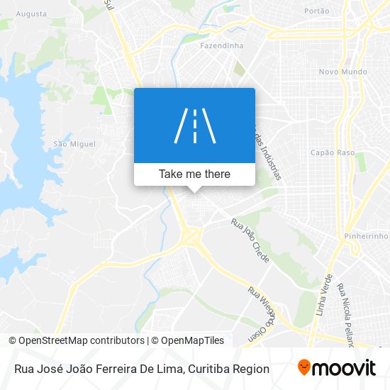 Mapa Rua José João Ferreira De Lima