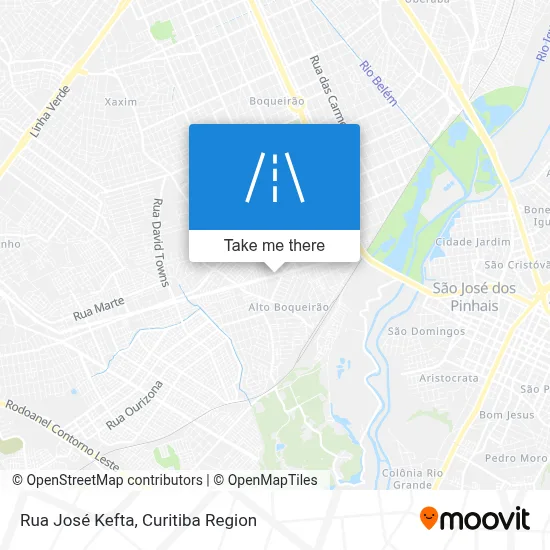 Rua José Kefta map