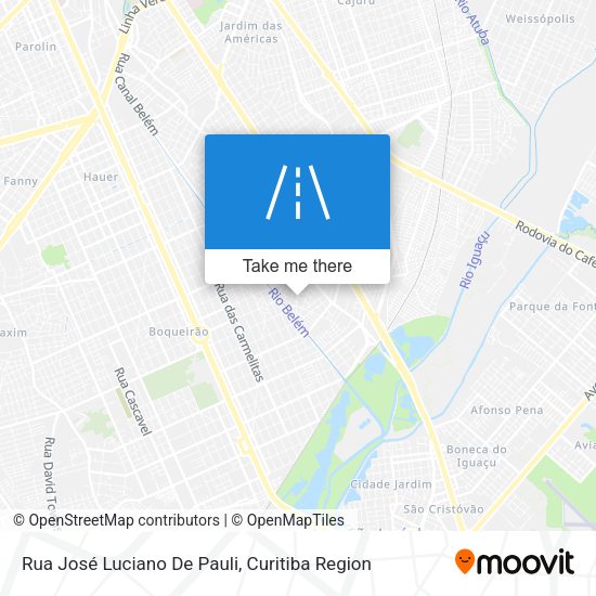 Rua José Luciano De Pauli map