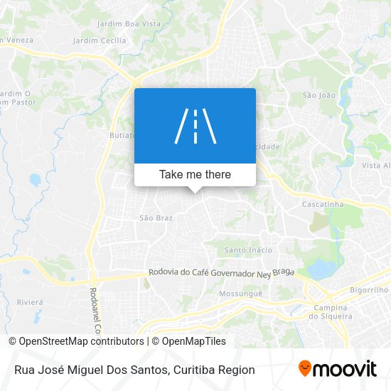 Rua José Miguel Dos Santos map