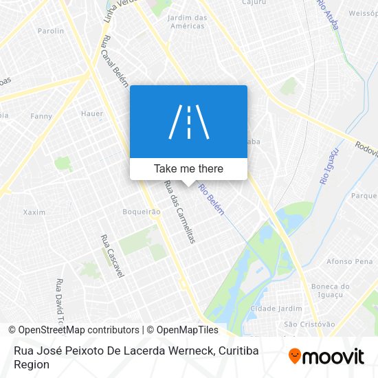 Rua José Peixoto De Lacerda Werneck map