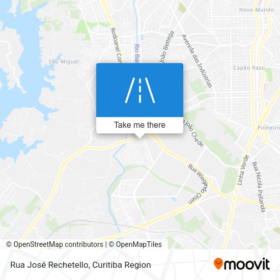 Rua José Rechetello map