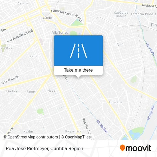 Rua José Rietmeyer map