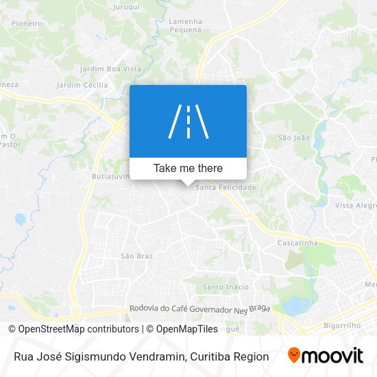 Rua José Sigismundo Vendramin map