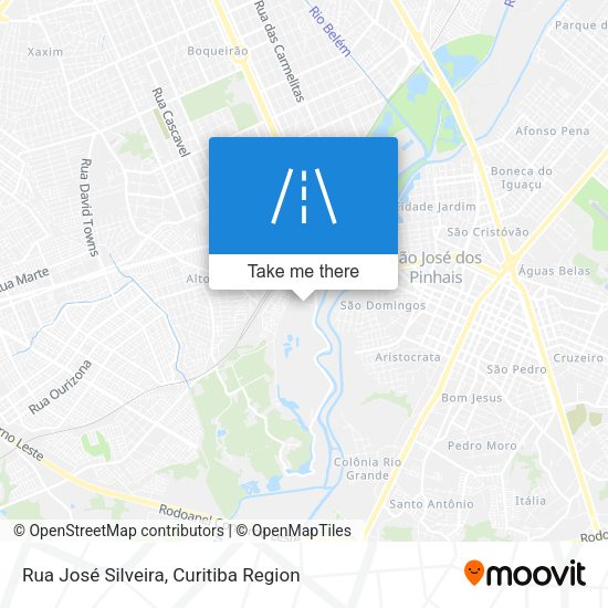 Rua José Silveira map