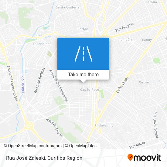 Rua José Zaleski map