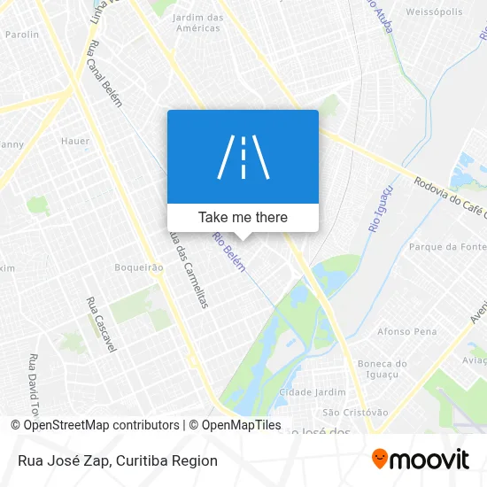 Rua José Zap map