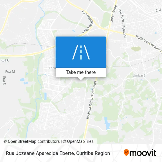 Rua Jozeane Aparecida Eberte map
