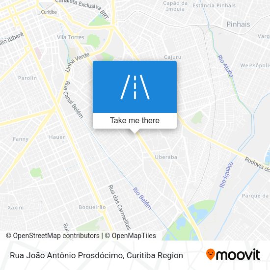 Rua João Antônio Prosdócimo map