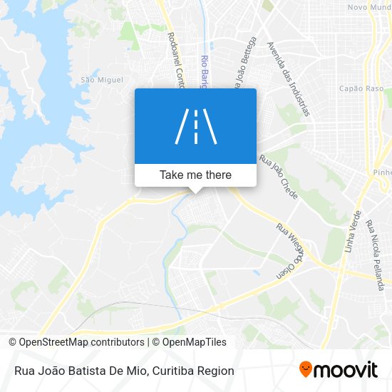 Rua João Batista De Mio map