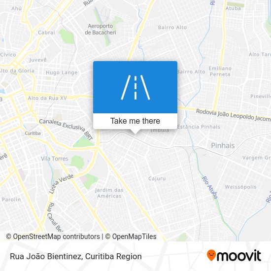 Mapa Rua João Bientinez