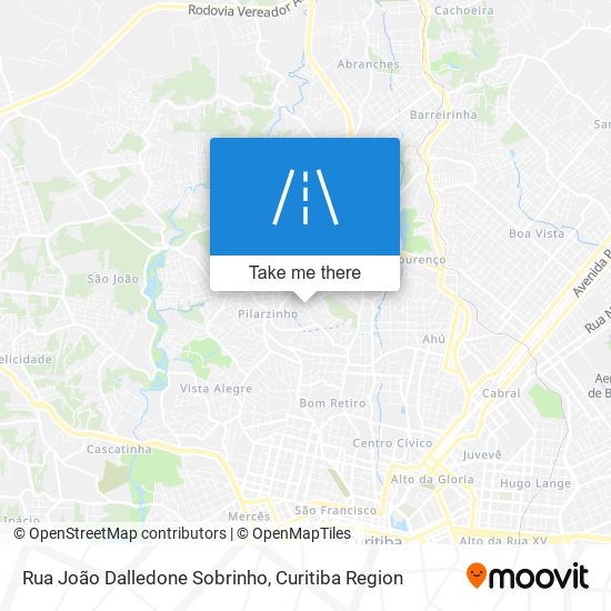 Rua João Dalledone Sobrinho map