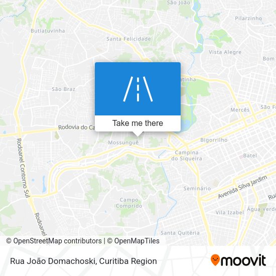 Rua João Domachoski map