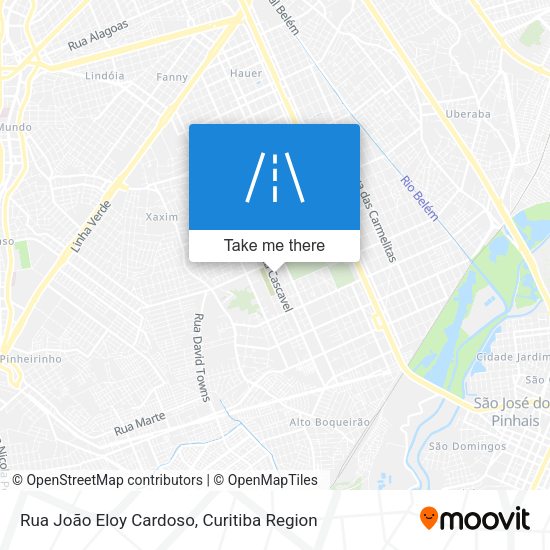 Rua João Eloy Cardoso map