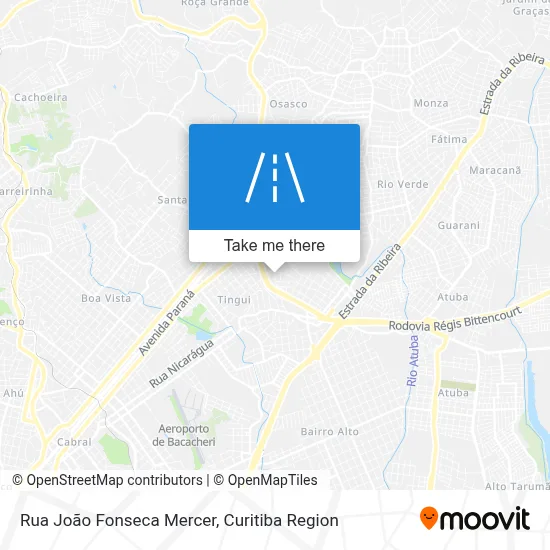 Rua João Fonseca Mercer map