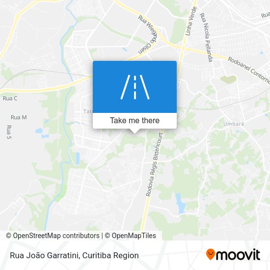 Rua João Garratini map