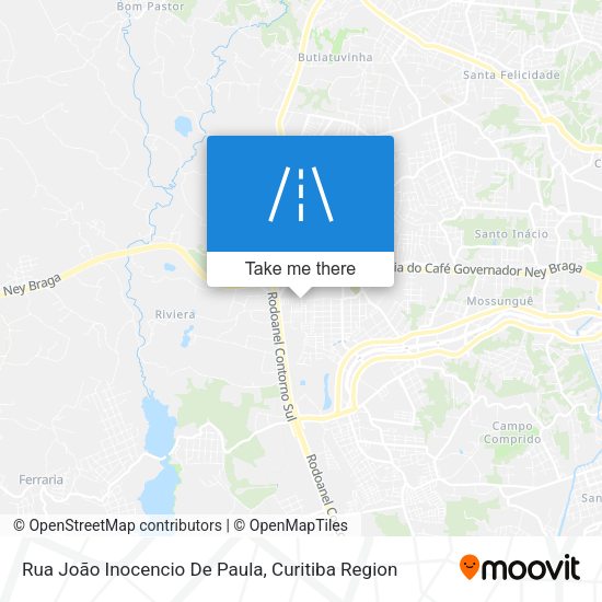 Rua João Inocencio De Paula map