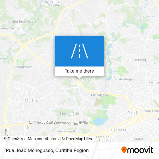 Rua João Menegusso map