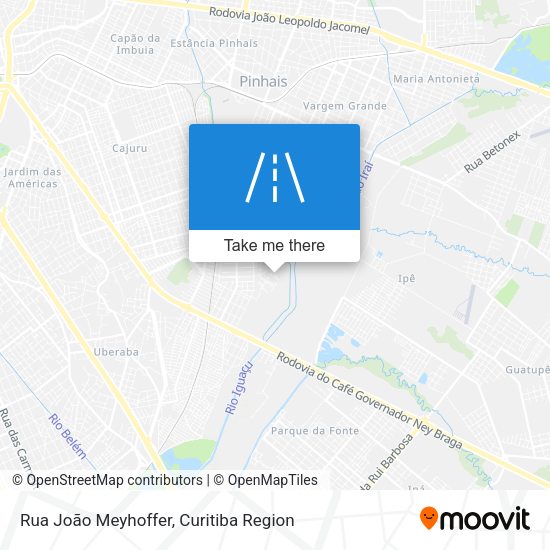 Rua João Meyhoffer map